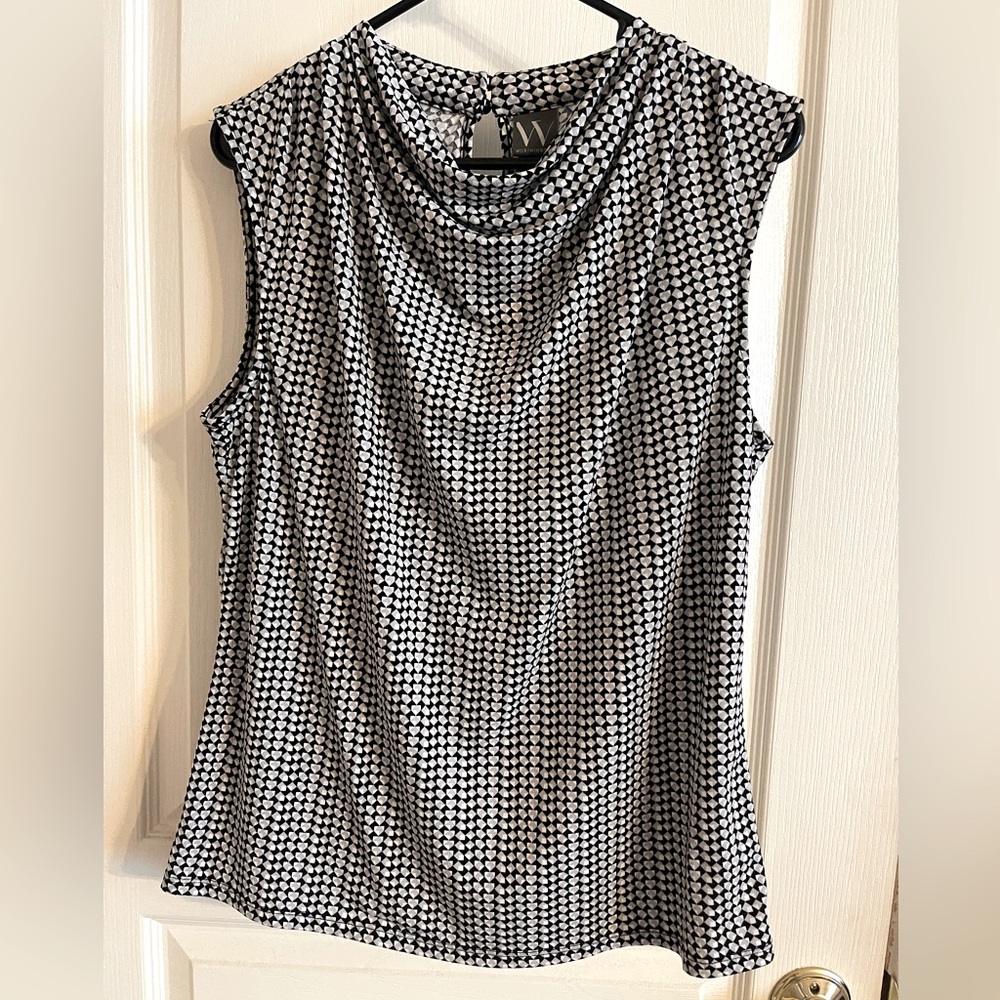WORTHINGTON Large short sleeve blouse